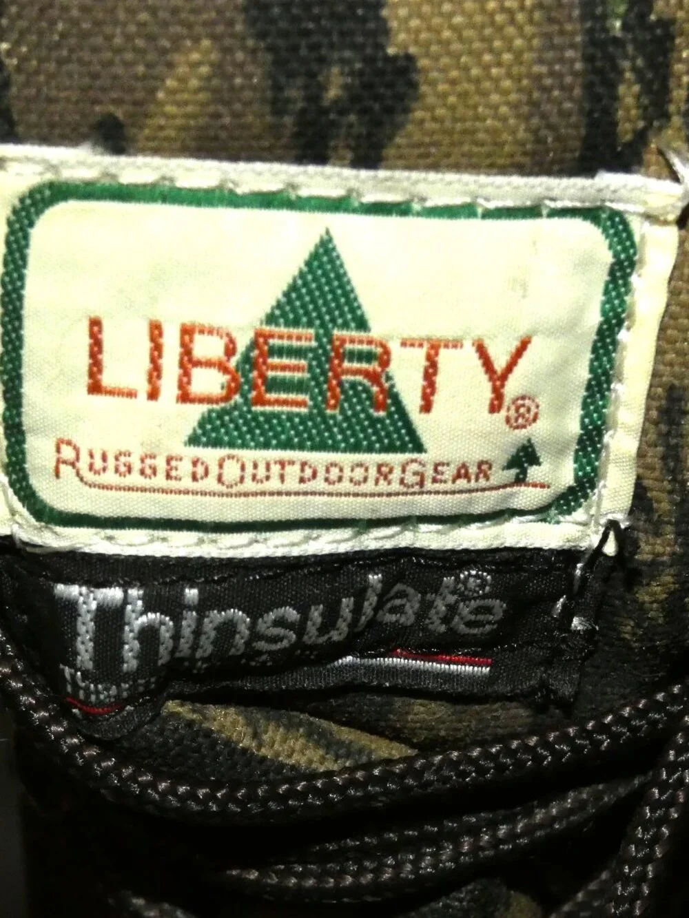 NEW Liberty Insulated Lace Up Realtree Camo Camouflage Boots Men's size 9.5 NWT